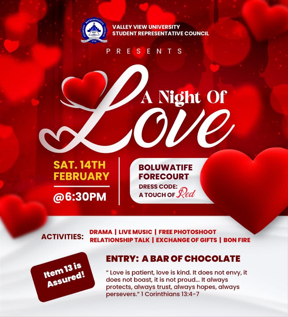 A Night of Love: Valentine’s Special (Feb 14th)